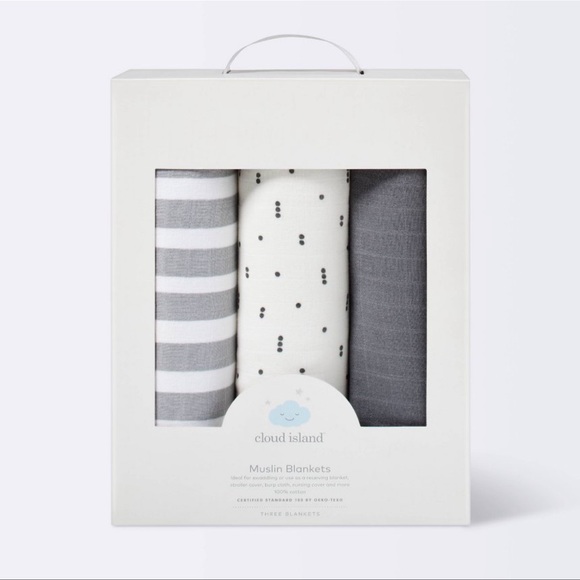 Cloud Island Swaddles x3 - Picture 2 of 6